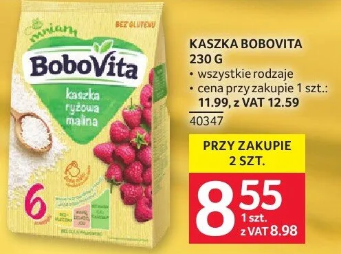 Kaszka Bobovita 230g promocja w Selgros