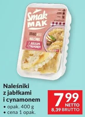 Naleśniki z jabłkami i cynamonem Smak Mak promocja w Makro
