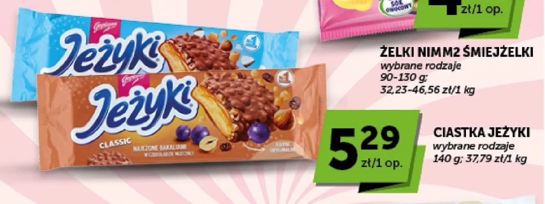 Ciastka Jeżyki Kokos Goplana promocja w Groszek