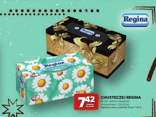 Chusteczki Regina rumiankowe promocja w Stokrotka