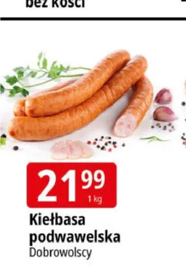 Kiełbasa podwawelska Dobrowolscy promocja w Leclerc
