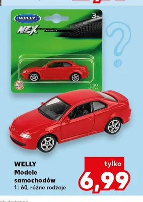 Model samochodu 1:60 Welly promocja w Kaufland