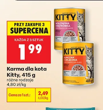 Karma dla kota Kitty promocja w Biedronka