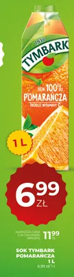 Sok Tymbark 100% Pomarańcza promocja w Duży Ben