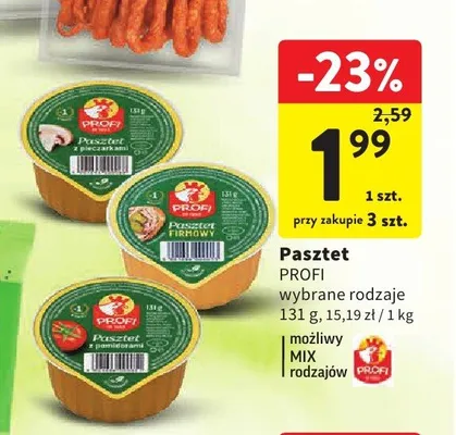 Pasztet z pomidorami Profi promocja w Intermarche