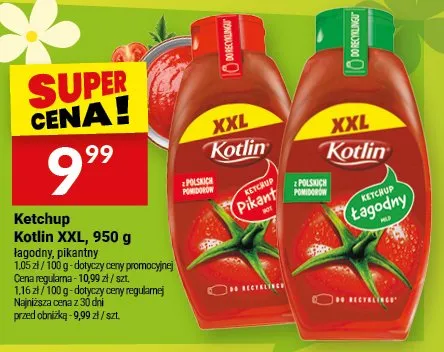 Ketchup XXL łagodny promocja w Twój Market
