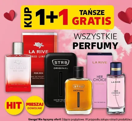 Perfumy 1+1 GRATIS wszystkie rodzaje promocja w Kaufland