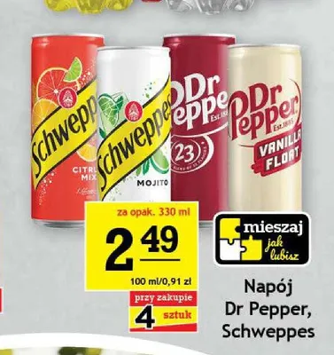 Napój Schweppes Citrus Mix promocja w Gram Market