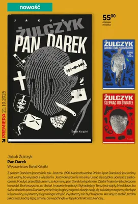 Książka Jakub Żulczyk Pan Darek promocja w Empik