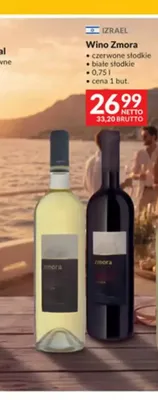 Wino białe słodkie Zmora promocja w Makro