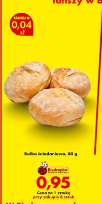 Bułka śniadaniowa promocja w Biedronka