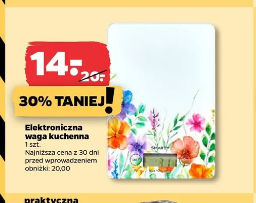 Elektroniczna waga kuchenna Smarty promocja w Netto