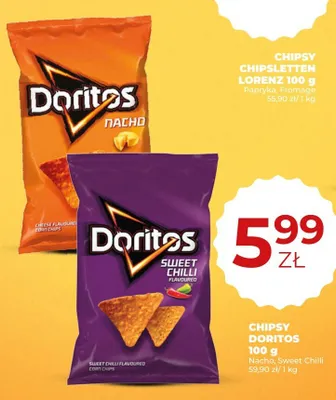 Chipsy Doritos Sweet Chilli promocja w Duży Ben