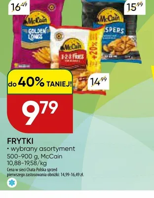 Frytki 1-2-3 Fries McCain promocja w Chata Polska