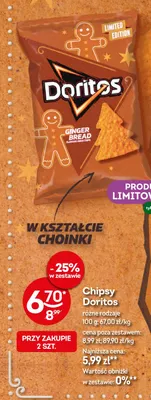 Chipsy Doritos promocja w Żabka