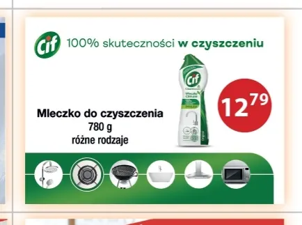 Mleczko do czyszczenia Cif promocja w Drogerie Laboo