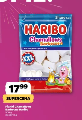Pianki Chamallows Barbecue Haribo promocja w Netto