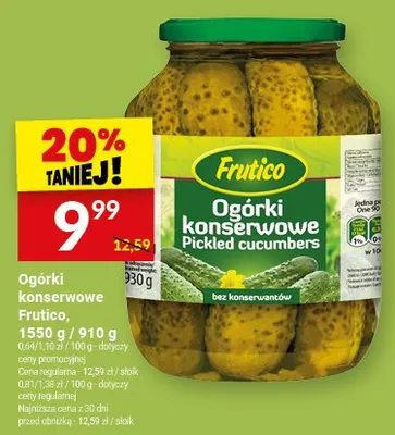 Ogórki konserwowe promocja w Twój Market