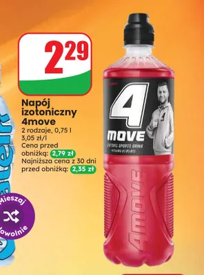 Napój izotoniczny 4move promocja w Dino