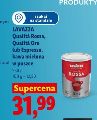 Kawa mielona Lavazza Espresso promocja w Lidl