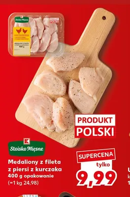 Medaliony z fileta z piersi z kurczaka Stoisko Mięsne promocja w Kaufland