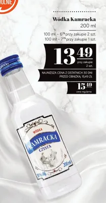 Wódka Kamracka promocja w POLOmarket