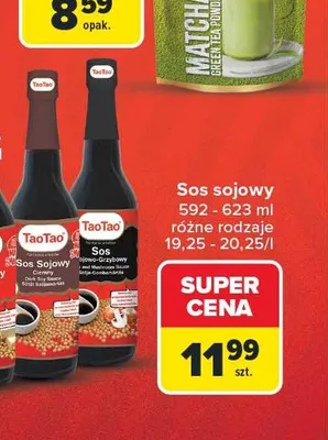 Sos sojowy grzybowy TaoTao promocja w Carrefour