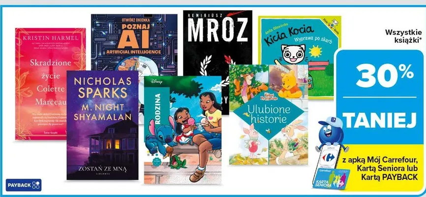 Książki promocja w Carrefour Market