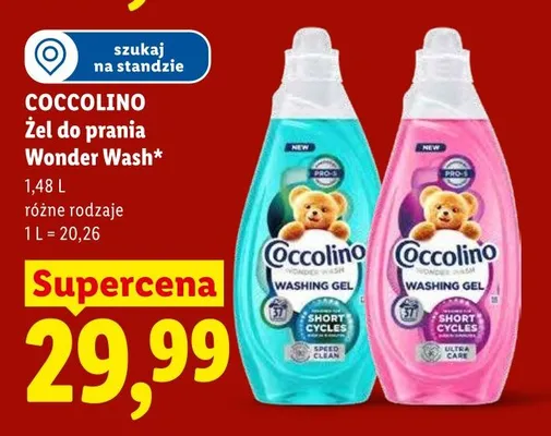 Żel do prania Coccolino Wonder Wash promocja w Lidl