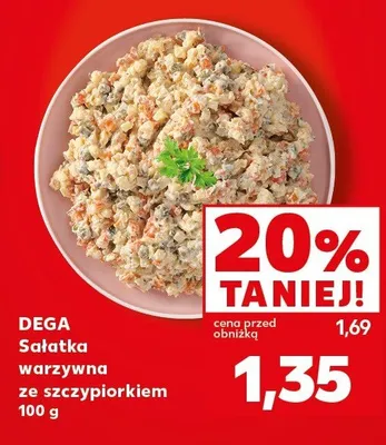 Sałatka warzywna ze szczypiorkiem DEGA promocja w Kaufland