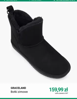 Botki zimowe Graceland promocja w Deichmann