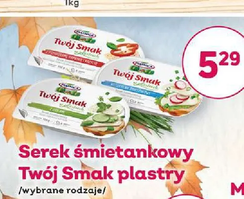 Serek śmietankowy Twój Smak plastry Piątnica promocja w Bliski