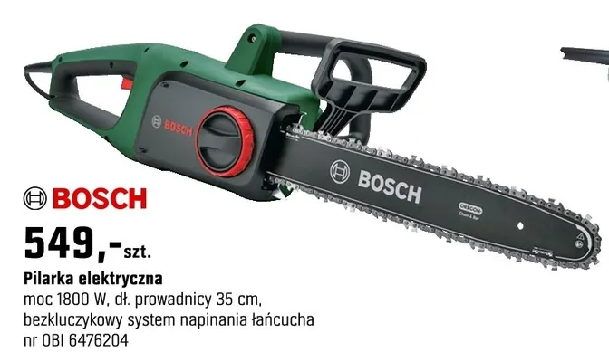 Pilarka elektryczna promocja w OBI