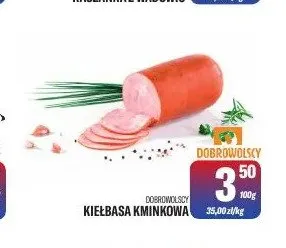 Kiełbasa kminkowa Dobrowolscy promocja w Tomi Markt