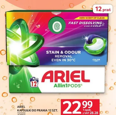 Kapsułki do prania kolor Domol promocja w Selgros