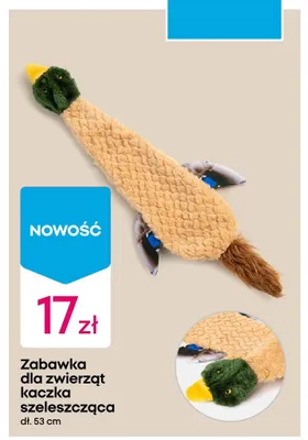 Zabawka dla zwierząt kaczka szeleszcząca promocja w Pepco