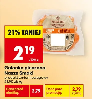 Golonka pieczona promocja w Biedronka