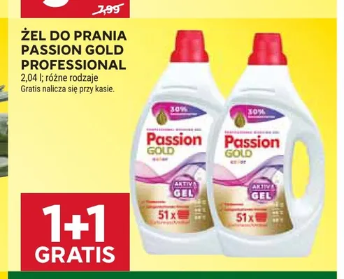 Żel do prania Passion Gold Professional promocja w Stokrotka