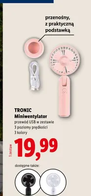 Miniwentylator TRONIC promocja w Lidl