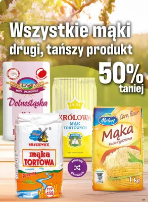 Mąka pszenna tortowa Królowa Mąk Tortowych Młynpol promocja w Dino