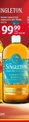 Whisky The Singleton Andalucia 40% promocja w Selgros