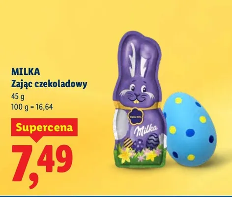 Zając czekoladowy promocja w Lidl