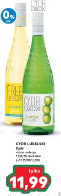 Cydr Lubelski klasyczny promocja w Kaufland