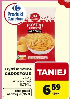 Frytki mrożone promocja w Carrefour Market
