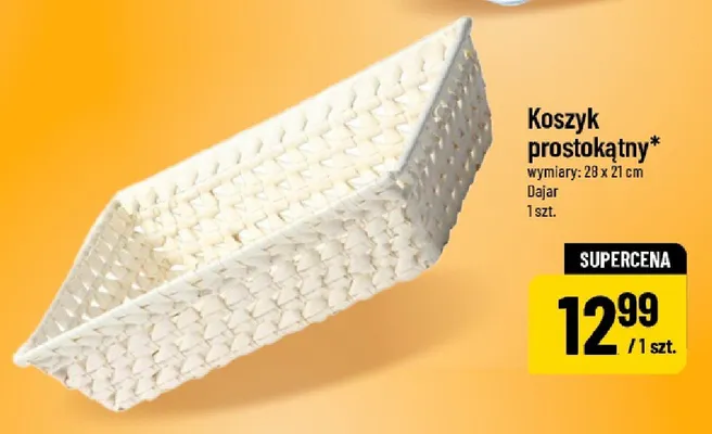 Koszyk prostokątny promocja w POLOmarket