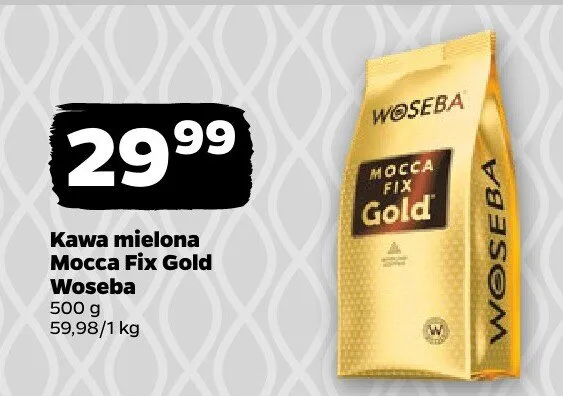 Kawa mielona Mocca Fix Gold, 500 g promocja w Netto