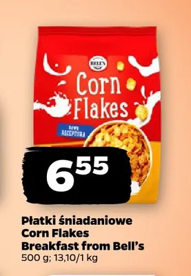 Płatki śniadaniowe Corn Flakes Breakfast from Bell's promocja w Netto