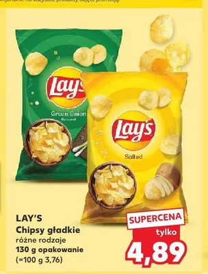 Chipsy gładkie Lay's promocja w Kaufland