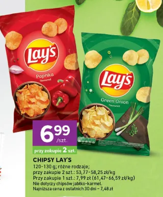 Chipsy Papryka promocja w Stokrotka