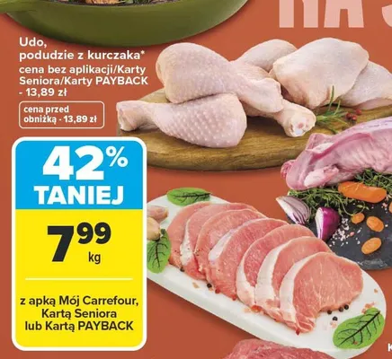Udo, podudzie z kurczaka promocja w Carrefour